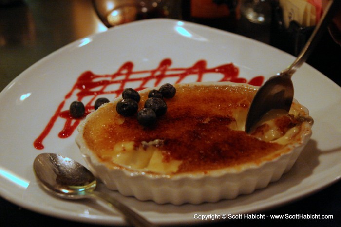 They make the crème brûlée perfectly.