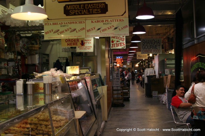 It's like a smaller version of Lexington Market.