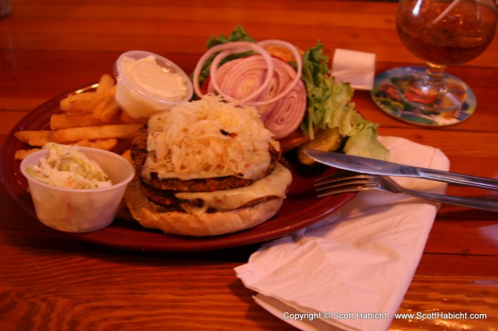 And they have a veggie burger!!!