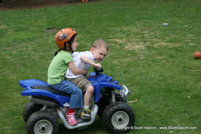 Taylor gives Ashley a ride.