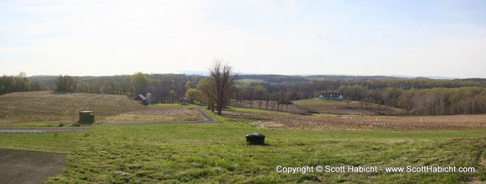 This was actually a road to a friend's house, and the view from their backyard.