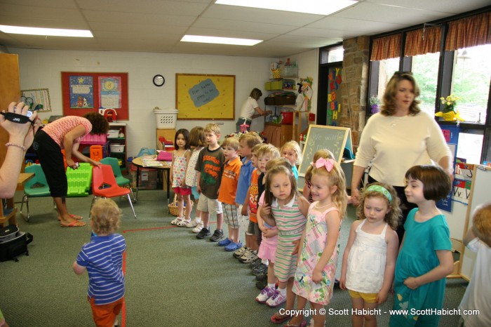 Ashley graduates from preschool.