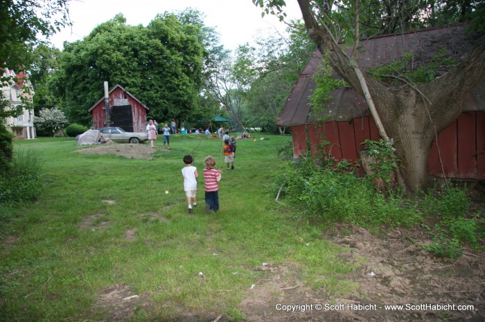 The kids loved exploring.