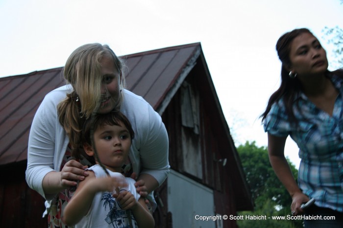 J.J. had a blast with his cousin.