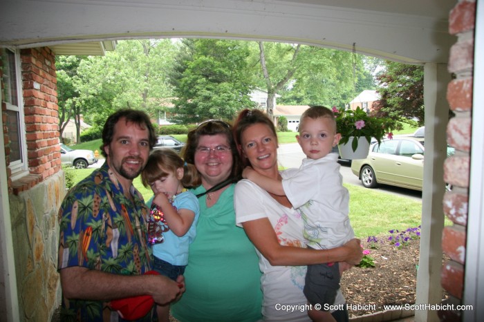 My parents and the kids take off.