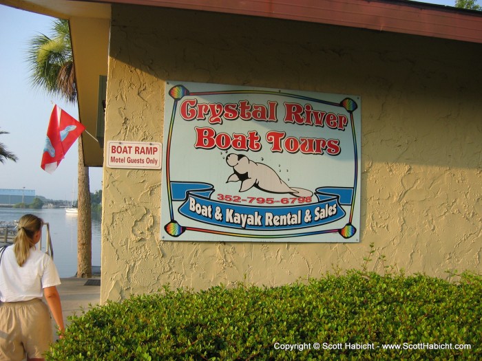 They headed to Crystal River in the hopes of seeing some manatee.