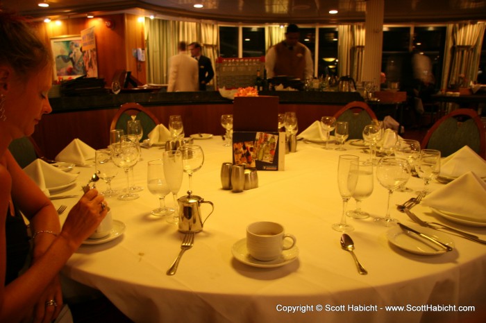 The cruise was full of guests 50+ or older, and they went to the buffet instead of waiting for the 8pm dinner seating.