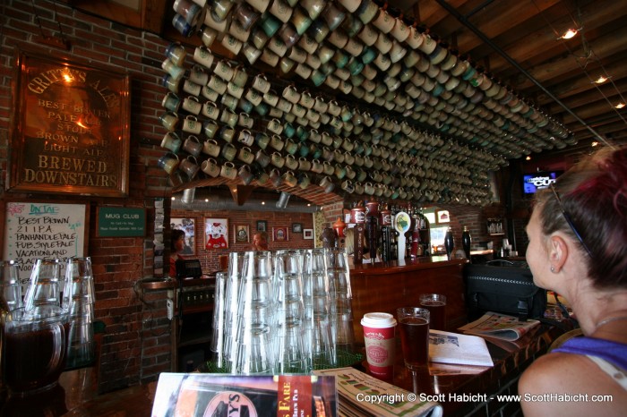 The inside was very much a pub atmosphere.