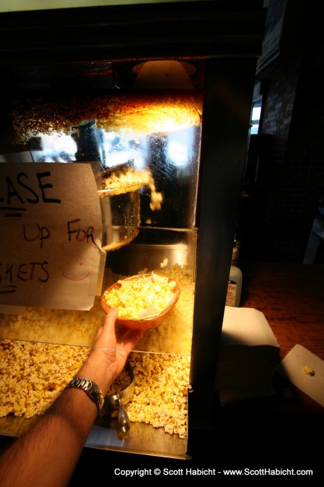 Fresh popcorn...