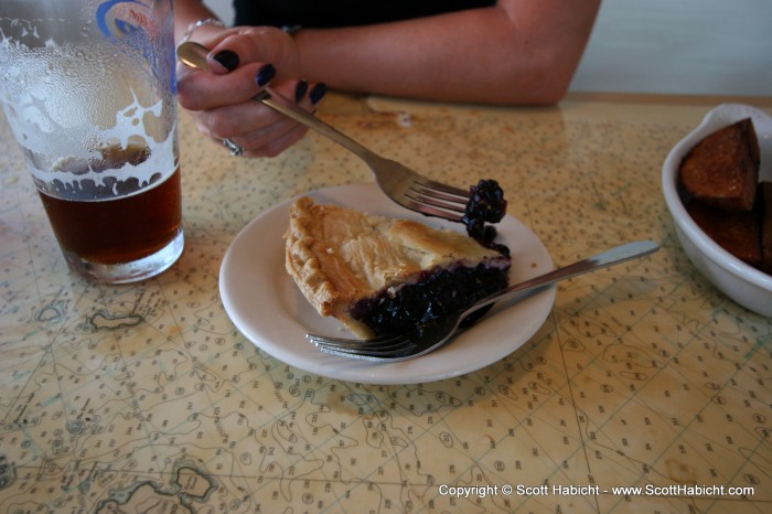 She also had the homemade pie.