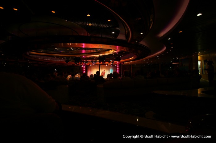 There was an after dinner show in a different "theater" area of the ship...