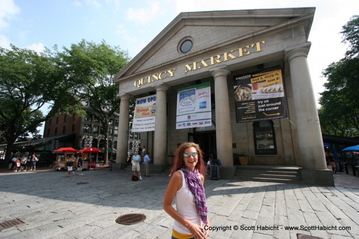 and headed to Quincy Market.