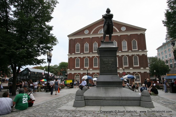 Across the way is Faneuil Hall