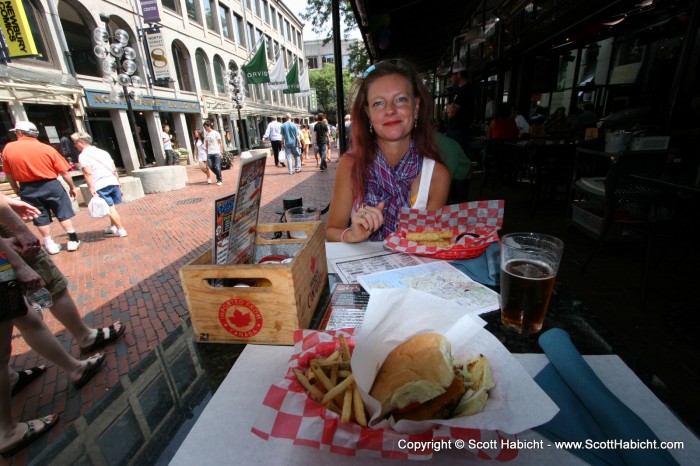 If you like veggy burgers, I recommend theirs.