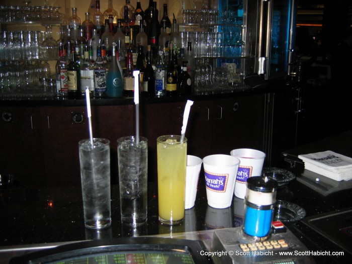 When we finished at the event, it was time to hit the bar and load up on beverages.