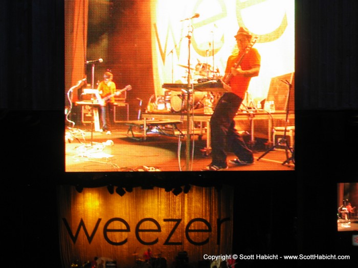 After that, it was time for Weezer!!!!!