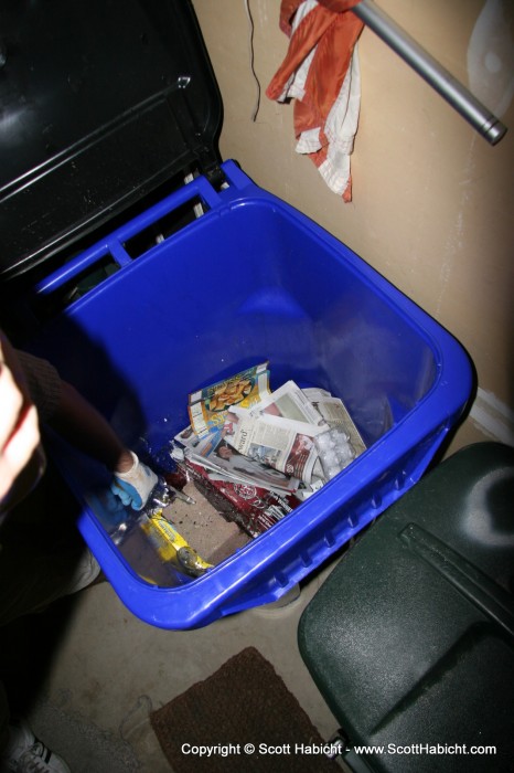 The bottles tend to break in the recycle bin anyway...