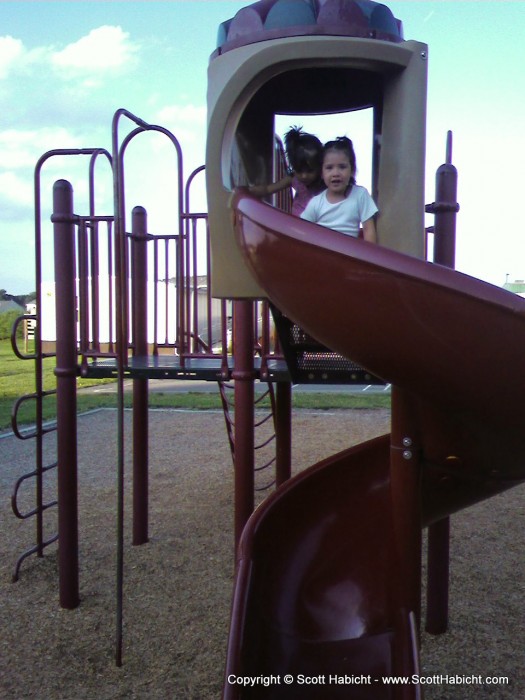 The playground where Ashley goes to kindergarden.