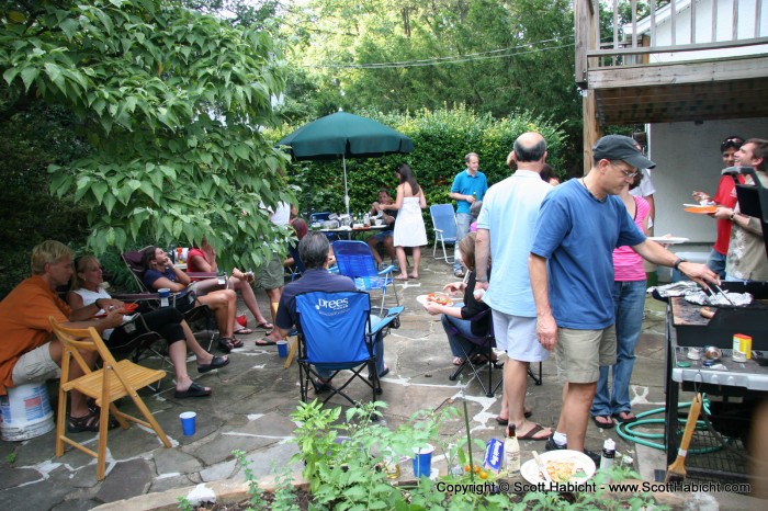 Summer is always full of parties, and this one was at Ralph's house.