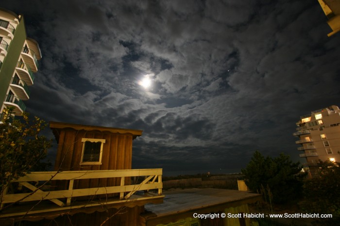 Another great shot from my balcony with my wide angle lens.