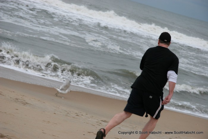 Nothing like the beach to bring out the kid in you.