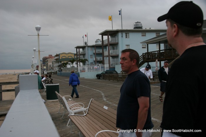 We walked until we got to the boardwalk, and then turned and headed for home.