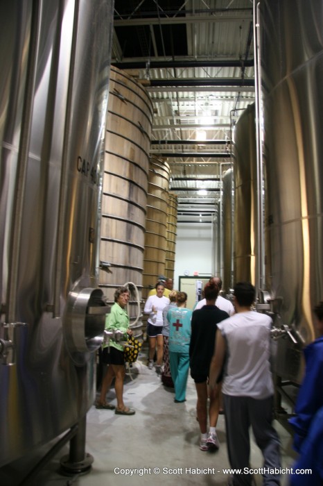 Your favorite Dogfish Head beers are brewed in these tanks.