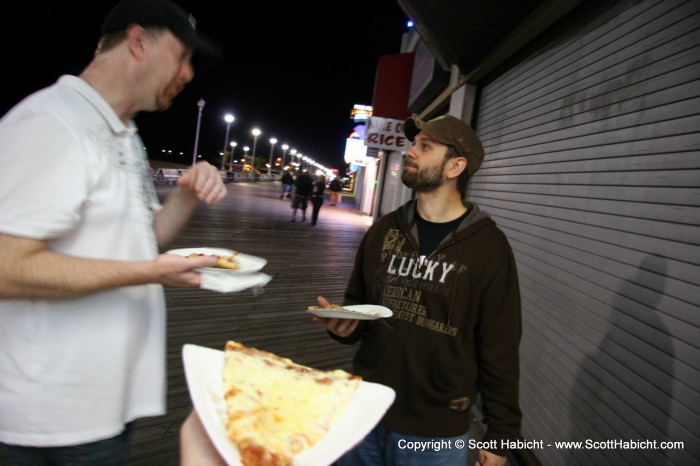 And what better way to enjoy it than on the boardwalk.