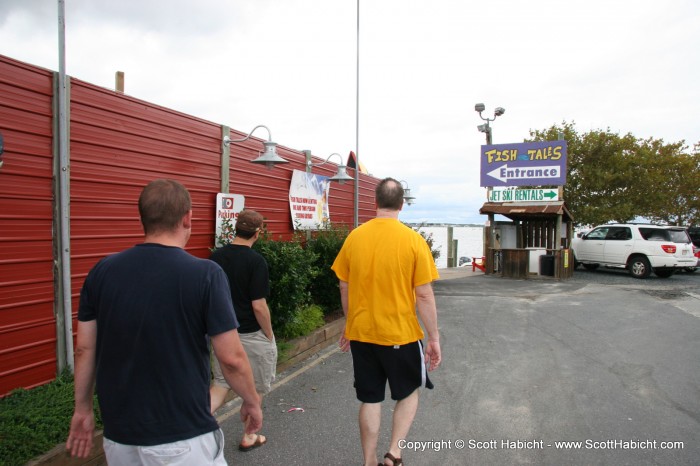 After that exhausting morning, we headed to Fish Tales for lunch.