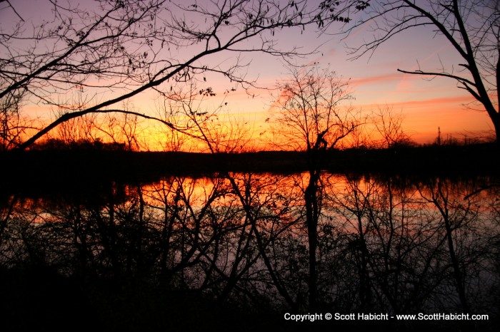 And caught a great sunset on the way home.