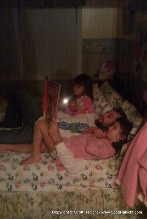 Later that night, I read a book to some other kids.