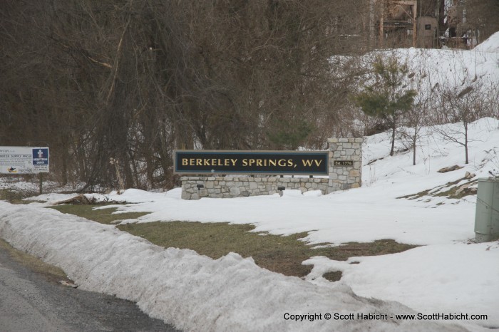 After we left Funkstown, we made it the rest of the way to Berkeley Springs.