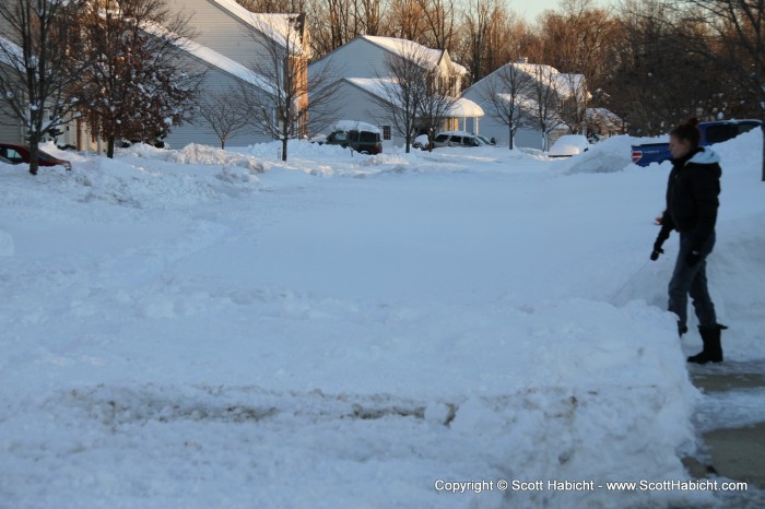 But it would be 3 more days before the road would get plowed.