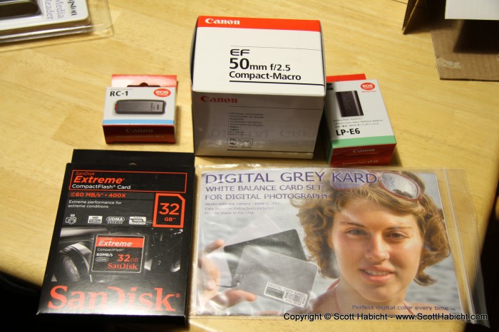 Not being happy with the new camera alone, I needed some new toys.....