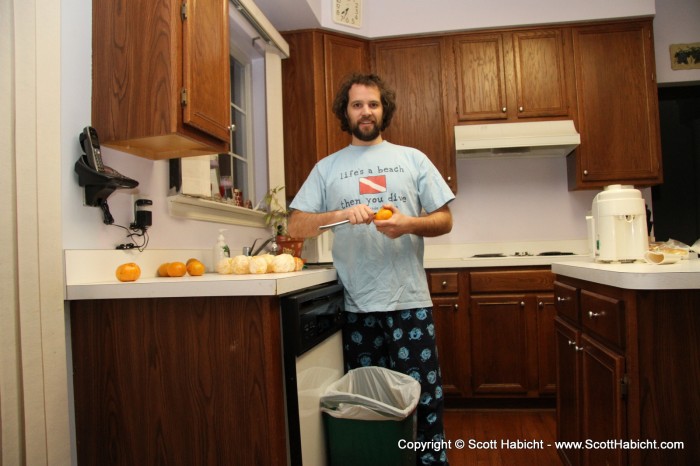 We were getting lots of oranges from the Winter CSA, so it was time to make juice.