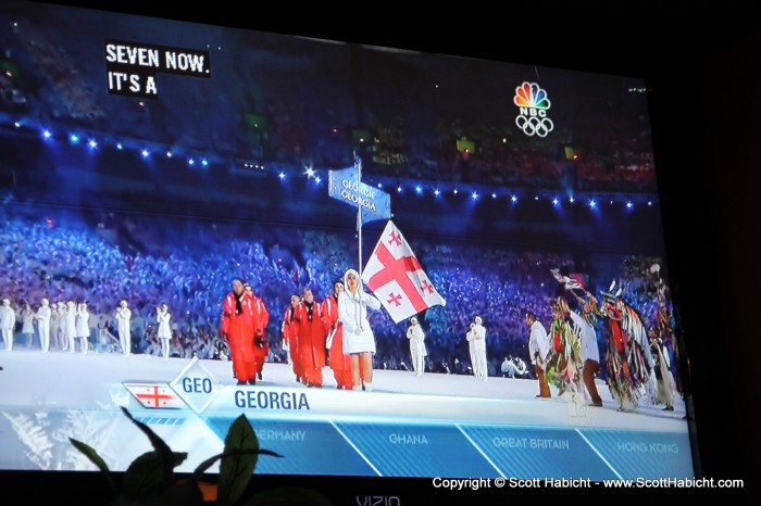 The opening of the Olympics (the CC has the revised Olympian count for Georgia)....