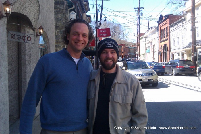 I went to Bean Hollow for lunch and ran into old friend Chris Yockey.