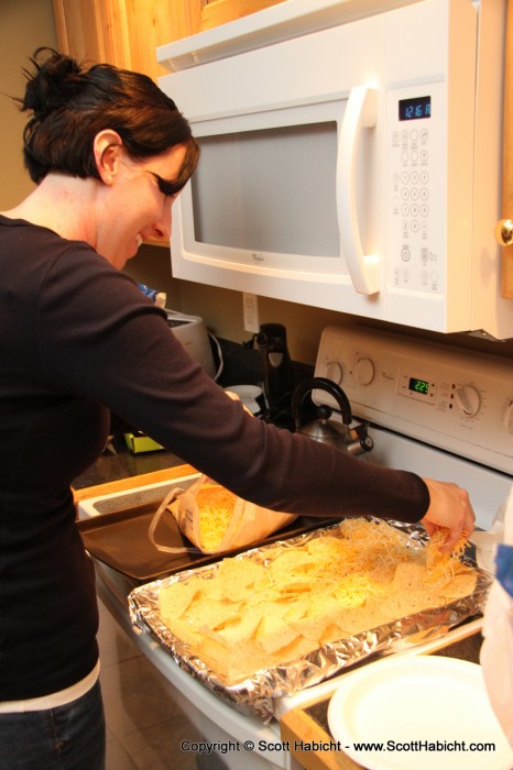 And Lisa was kind enough to make nachos for everyone....