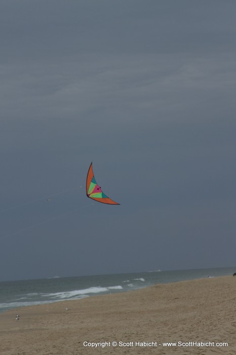 With the right wind, I could have flow the kite for hours.