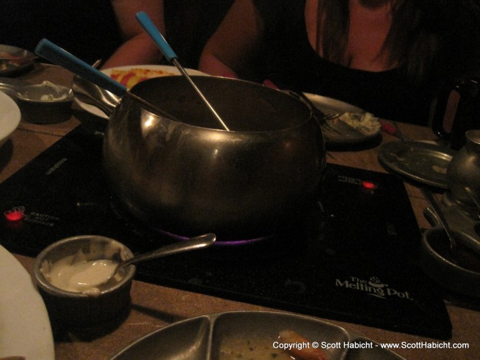 Ladies love fondue.