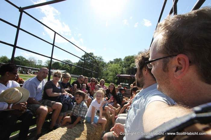 And of course, a hay ride.