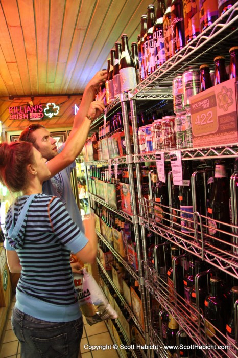 Afterwards, it was over to Anthony's for some choice beer selections.