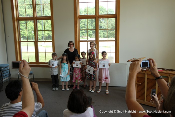 All of Cathy's students posed for a shot....