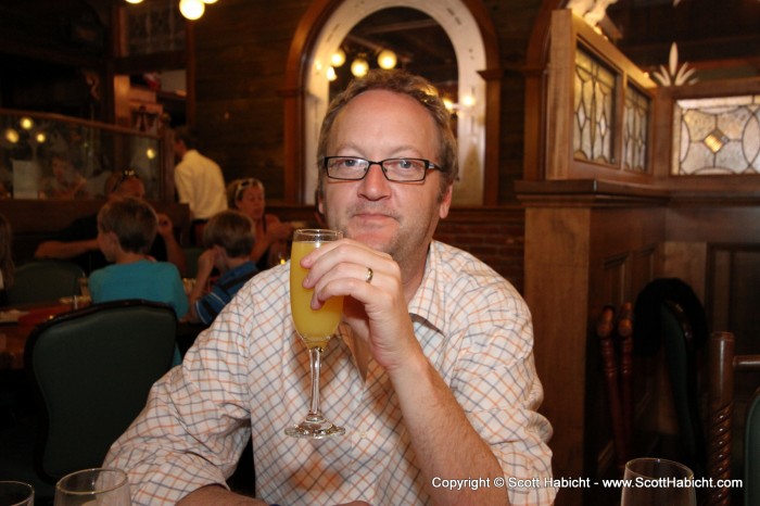 Father's day, and it was brunch at Crab Shanty, again.