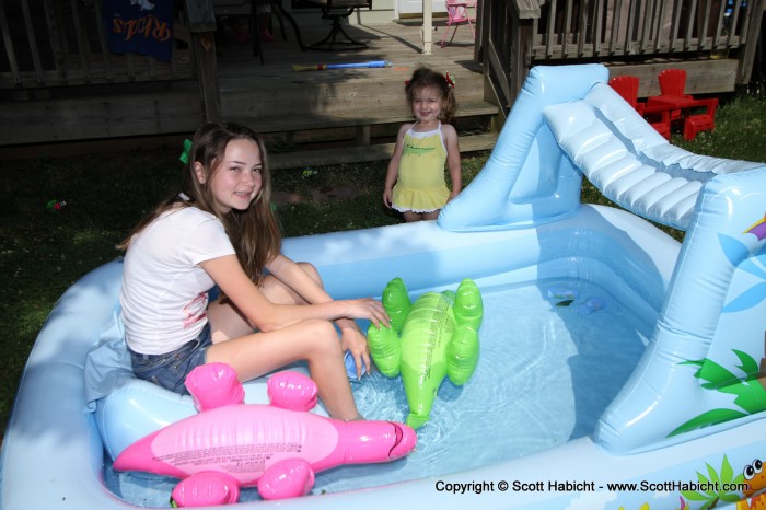 A pool is always good for cooling off on a hot day.....