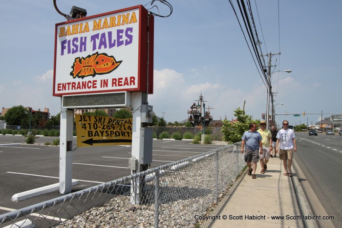 So we headed to Fish Tales....