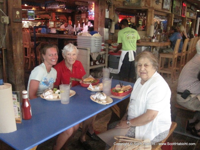 The next day they went out to Phillippi Creek Restaurant.