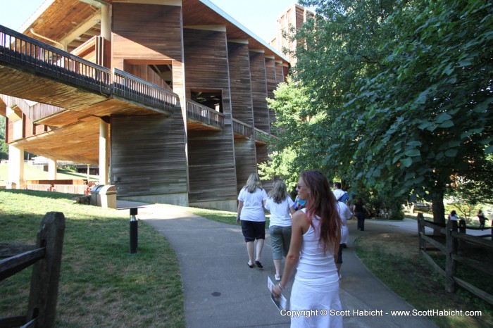 So we were led through Wolf Trap....