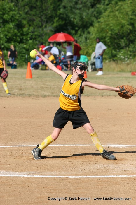 To get some good pictures of Bridget playing softball.