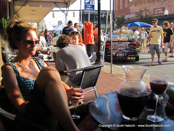 We ended our day enjoying some sangria at Tapas Teatro.